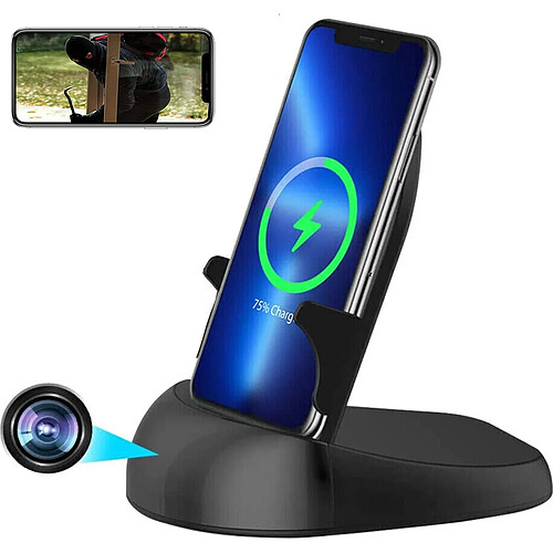 Caméra Espion Cachée Dans Chargeur - 4K, WiFi, Détection De Mouvement - Surveillance Maison, Enregistrement