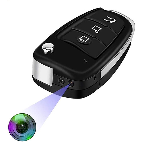 Yonis Clé de voiture Caméra Espion FHD + SD 8Go