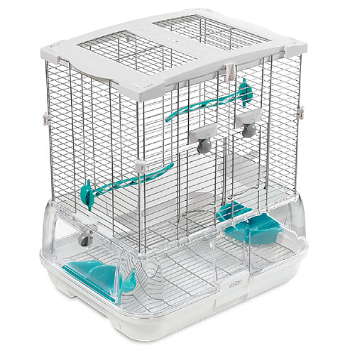 Cage Vision S01 - Blanc/Turquoise