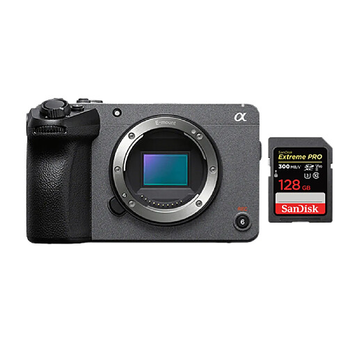 Sony FX30 avec SanDisk 128 Go