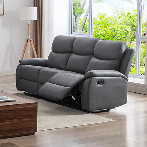 Mes Canapé relaxation 3 places - Anthracite