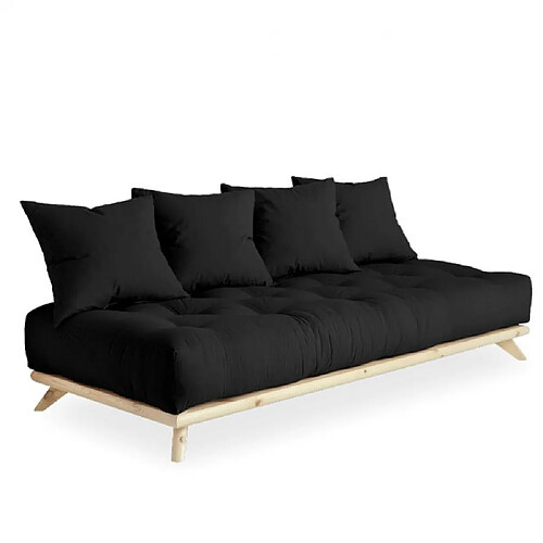 Inside 75 Canapé futon Senza - Gris foncé