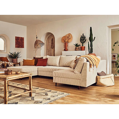 Lisa design canapé panoramique Rune - beige