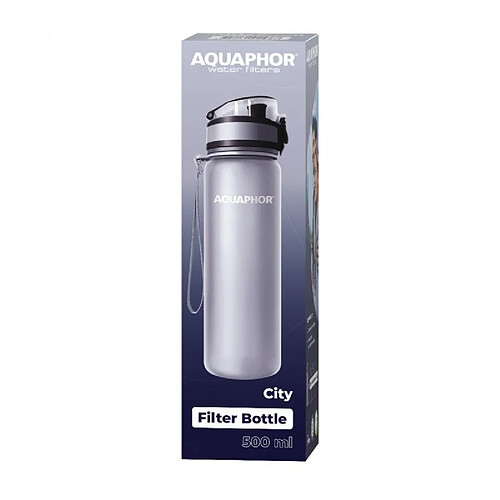 Aquaphor City bouteille filtrante - Gris