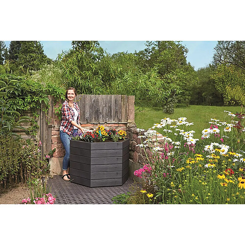 Habitat Et Jardin Kit de 2 carrés potagers Ergo - 110 x 25 cm