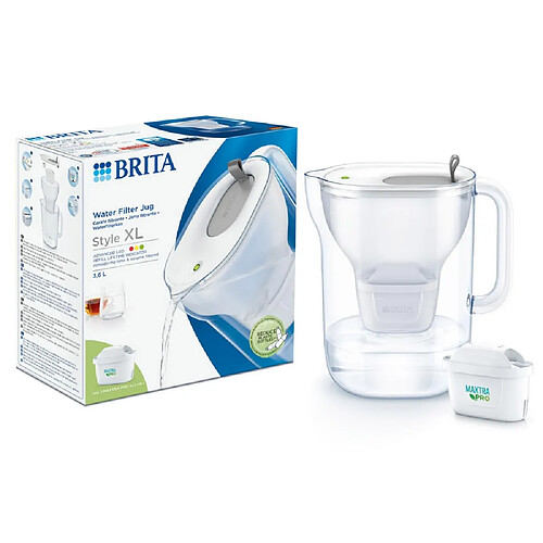 Brita carafe filtrante Style XL - Gris