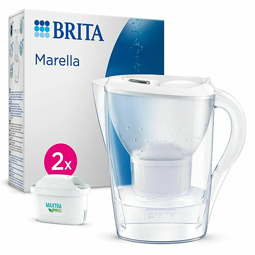 Brita carafe filtrante Marella - Blanc