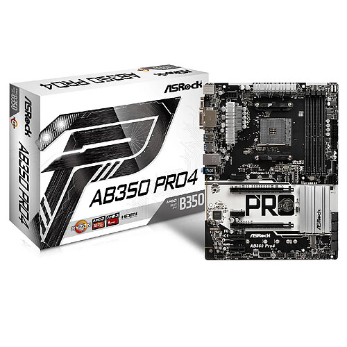 Asrock AB350 Pro4 · Reconditionné