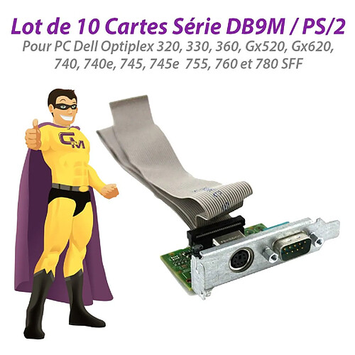 Dell Lot Cartes Série DB-9 PS/2 · Occasion