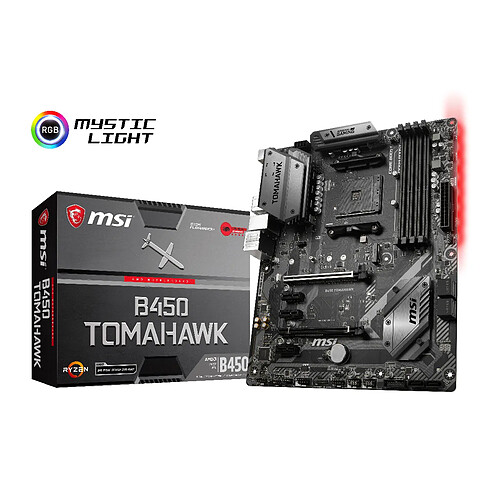 MSI AMD B450 TOMAHAWK · Reconditionné