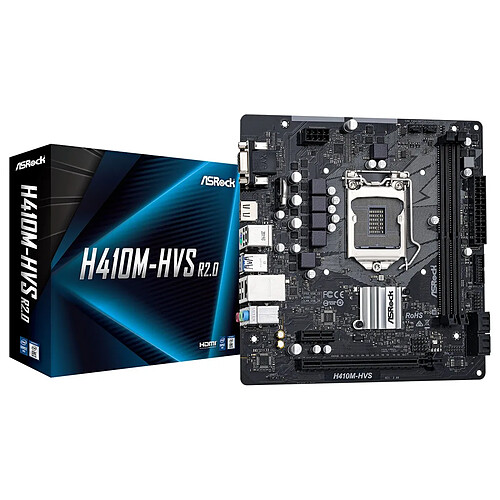 Asrock H410M-HVS R2.0 · Reconditionné