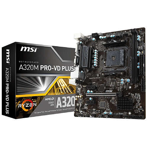 Msi A320M PRO-VD PLUS · Reconditionné
