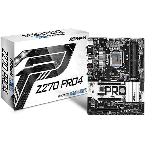 ASROCK Intel Z270 PRO4 - ATX · Reconditionné