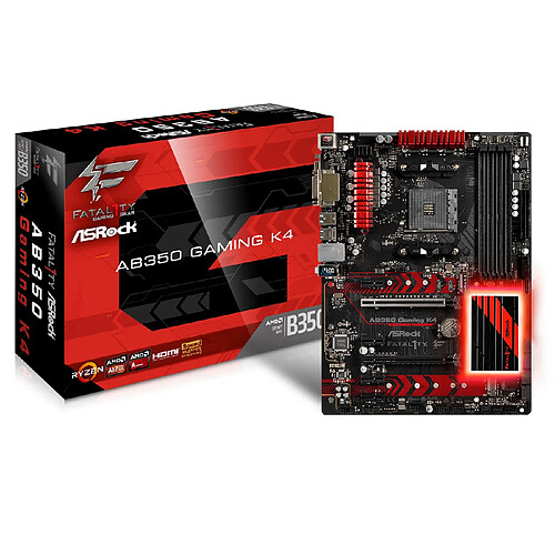 Asrock Fatal1ty AB350 Gaming K4 · Reconditionné