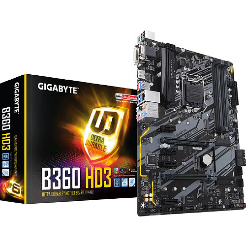 Gigabyte B360 HD3 · Reconditionné