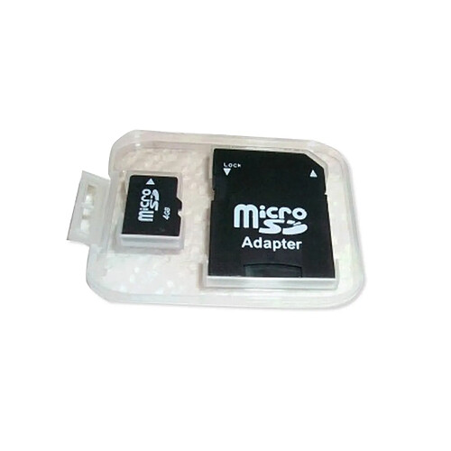 Totalcadeau Carte Micro SD 4Go avec Adaptateur