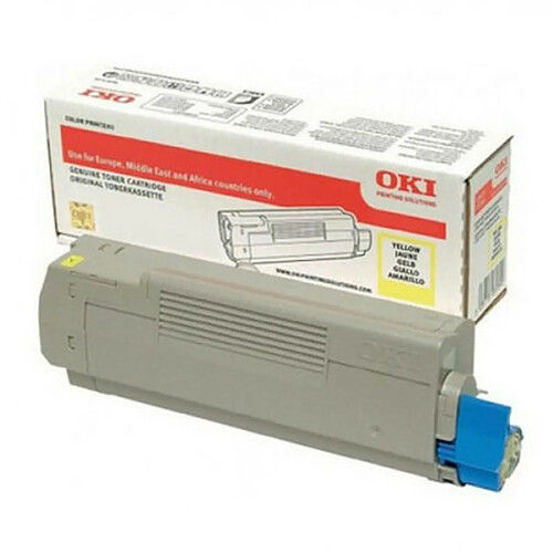 Oki cartouche toner laser - Jaune