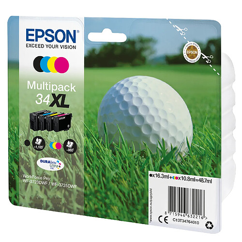 Epson Pack cartouches jet d'encre - Noir et couleurs