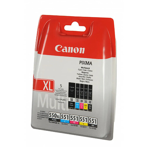 Canon Pack cartouches d'encre - Cyan magenta jaune noir