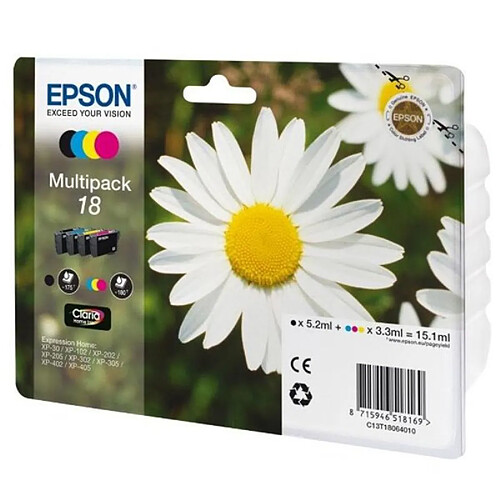 Epson Pack cartouches d'encre Claria Home - Noir et couleurs