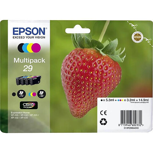 Epson Pack cartouches d'encre - Noir et couleurs
