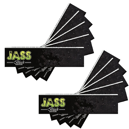 Feuilles Slim Jass Black par 10