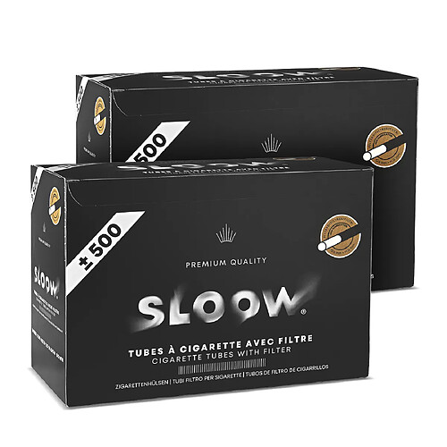 Sloow - Pack Tubeuse électrique + 1000 Tubes