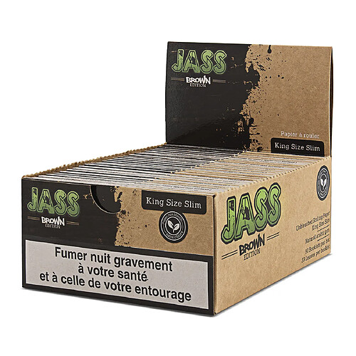 Jassz Jass Slim Brown Feuilles x 50