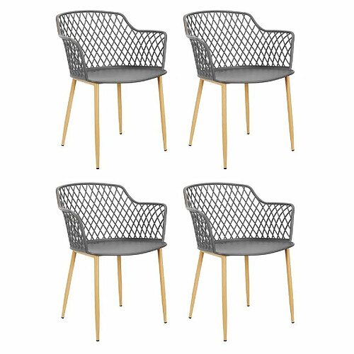 Paris prix Fauteuils de jardin Malaga - Gris