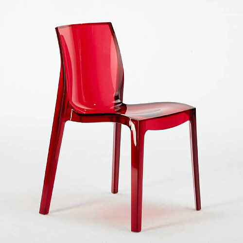 Grand Soleil Lot 16 Chaises Femme Fatale Rouge