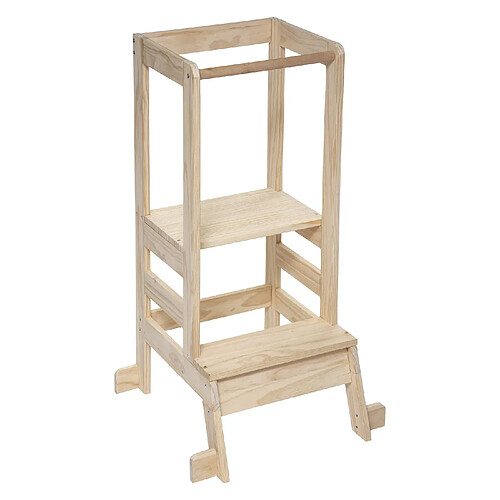 Atmosphera Tour d'observation pour enfant Lea en bois de Pin - Hauteur 90 cm