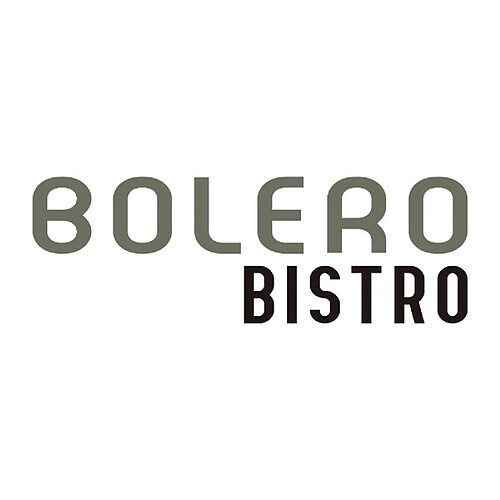 Bolero Lot de 4 Chaises Bistro Acier