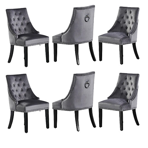 home design international Lot de 6 chaises Windsor