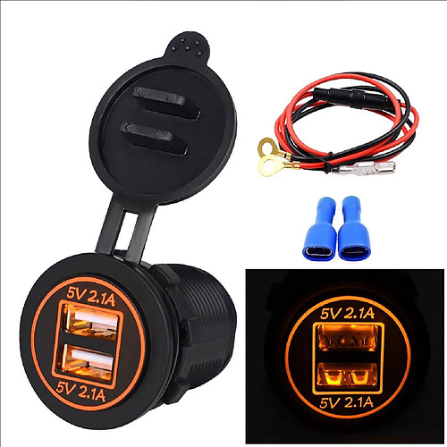 Wewoo Universel Prise allume-cigare 4.2A 5V IP66