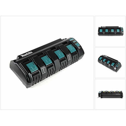 Makita chargeur multi-batteries DC18SF 14,4–18 V