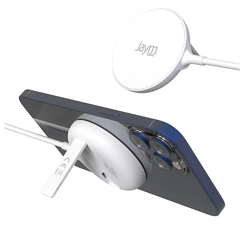 Jaym Chargeur Sans Fil 15W Blanc