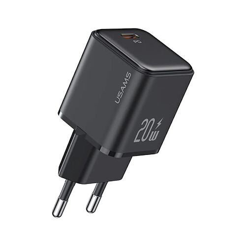 USAMS Chargeur Secteur Rapide USB-C Noir