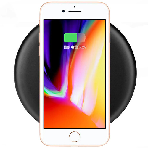 Chargeur À Induction Qi Quick Charge Sans Fil USB Smartphone Android Iphone Noir YONIS