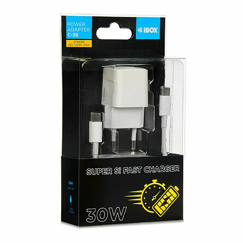 IBOX Wall Charger C-38 PD30W - Noir