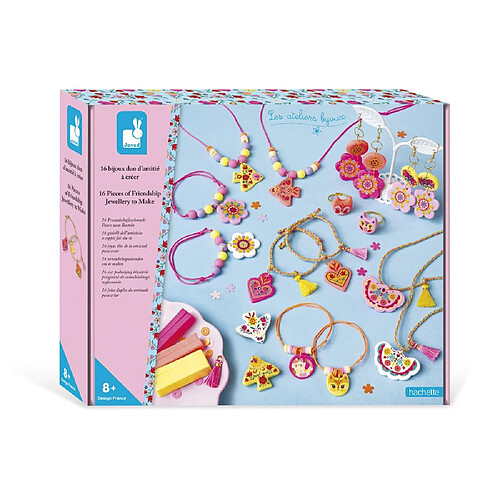 Janod Les Ateliers Bijoux - Coffret 16 Bijoux Amitié 8+