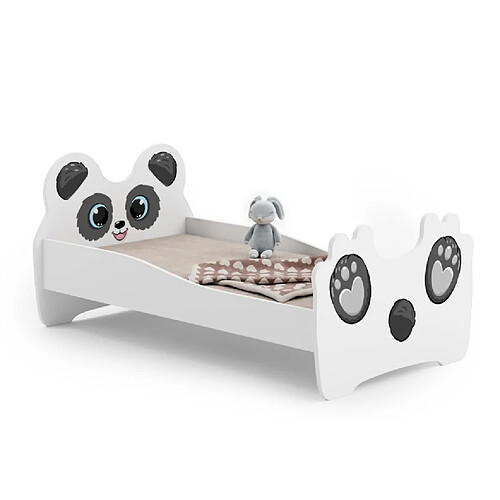 Kobi Lit Simple Enfant PANDA 160 avec Matelas