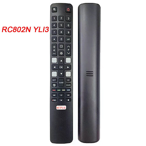 TCL télécommande originale RC802N YLI3 - Pour TV TCL/NETFLIX