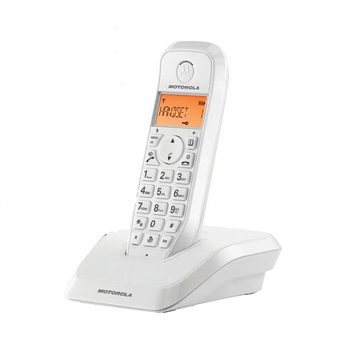 Motorola téléphone fixe sans fil - Noir et blanc