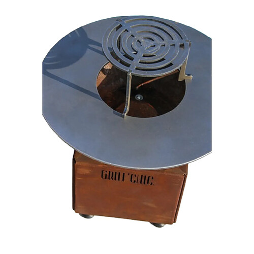 GRILL CHIC MINI CEVENOL Simple Cuve Corten - Brasero L