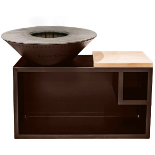 Grill chic brasero barbecue - Marron