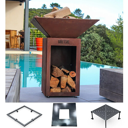 Grill Chic Auvergnat Mini Cevenol Kit - Cuisson Carré