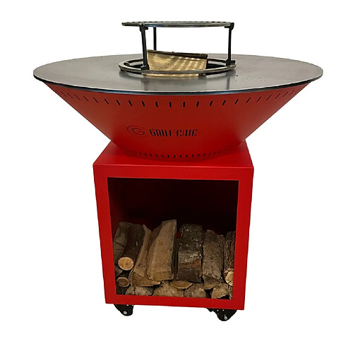 Grill Chic Classique Double Cuve Acier - Brasero Rouge