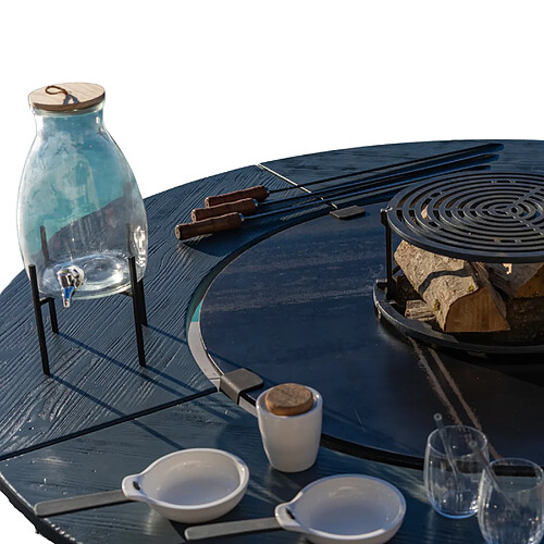 GRILL CHIC Table Anneau 103 cm - Usagervel Que1Ple espace