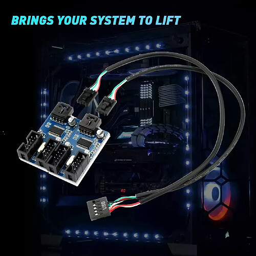 Hub USB 2.0 interne carte mère