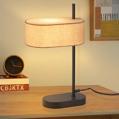 Nettlife Lampe de chevet - Noir